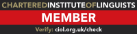 Chartered Institute of Linguists member Luciana Scrofani Green association