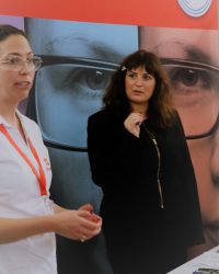 Luciana Scrofani Green Italian interpreter Interpreting in Bucharest - Transition - Alcon - Contact lenses - January 2020
