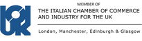 The Italian Chamber of Commerce and Industry for the UK association logo